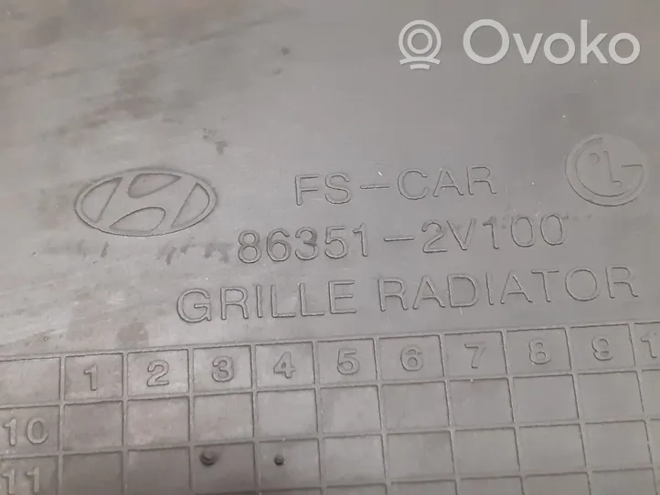 Hyundai Veloster Grille de calandre avant 863512V100