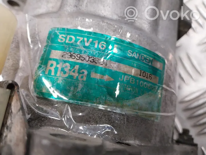 Honda Civic Ilmastointilaitteen kompressorin pumppu (A/C) SD7V161016