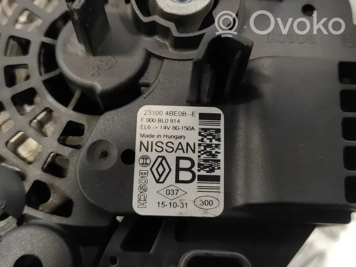 Nissan Qashqai Generaattori/laturi 231004BE0BE