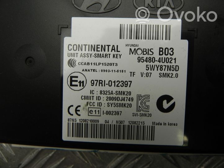 KIA Optima Centralina/modulo keyless go 954804U021