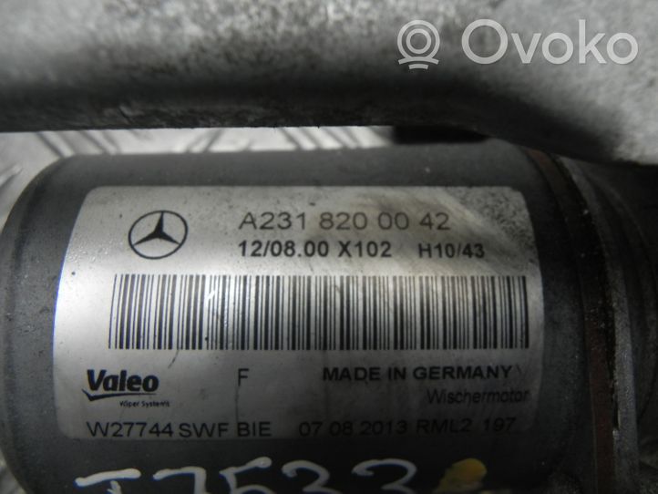 Mercedes-Benz SL R231 Mechanizm wycieraczki szyby tylnej A2318200042