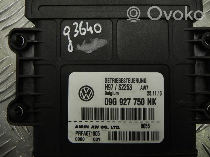 Volkswagen Tiguan Sterownik / Moduł skrzyni biegów 09G927750NK