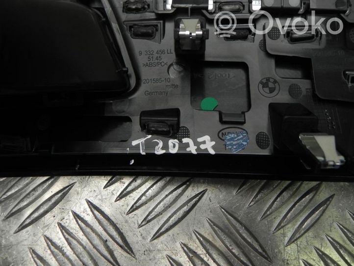 BMW X1 F48 F49 Cadre, panneau d'unité radio / GPS 9332456