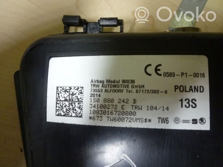 Volkswagen Up Poduszka powietrzna Airbag boczna 1S0880242B