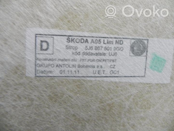 Skoda Fabia Mk2 (5J) Podsufitka 5J68675019G0