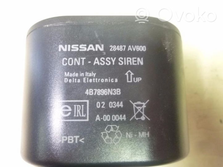 Nissan Interstar Syrena alarmu 28487AV600