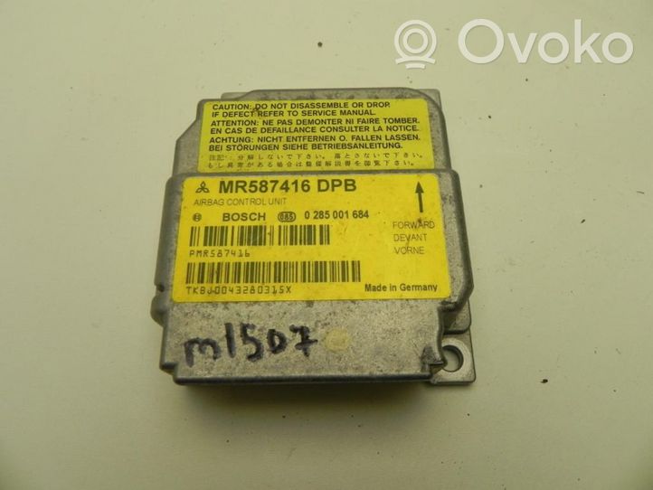 Mitsubishi Colt Centralina/modulo airbag MR587416