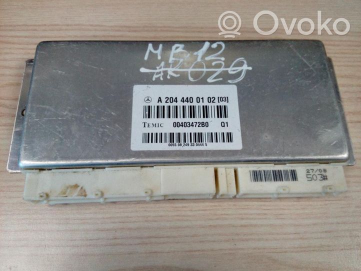 Mercedes-Benz C AMG W204 Module de contrôle de boîte de vitesses ECU A2044400102