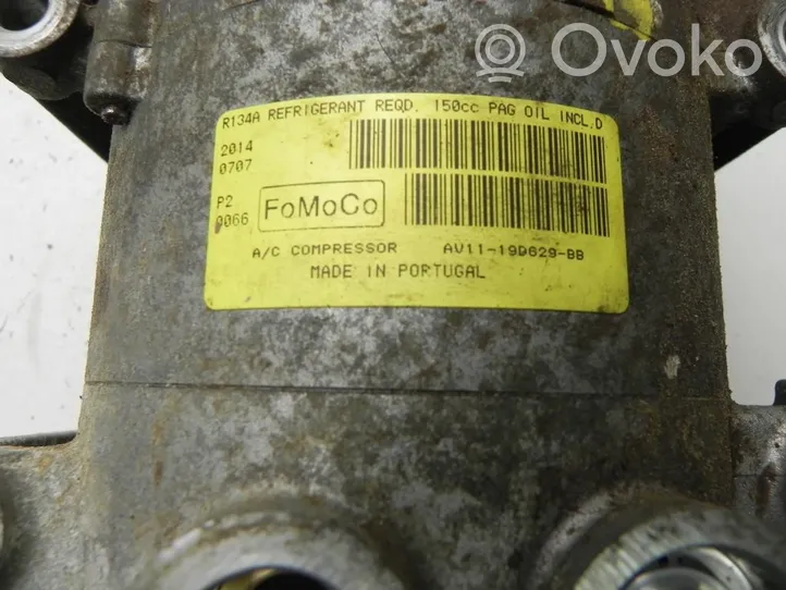 Ford B-MAX Air conditioning (A/C) compressor (pump) AV1119D629BB
