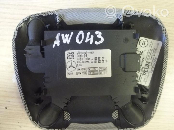 Mercedes-Benz S W221 Interruttore di controllo dell’audio A2218207510