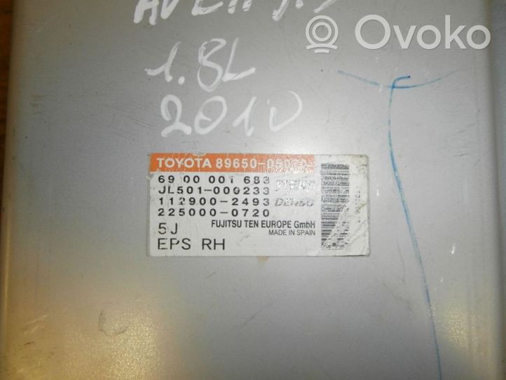 Toyota Avensis T270 Ohjaustehostimen ohjainlaite/moduuli 8965005070