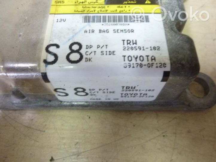 Toyota Verso-S Oro pagalvių valdymo blokas 891700F120