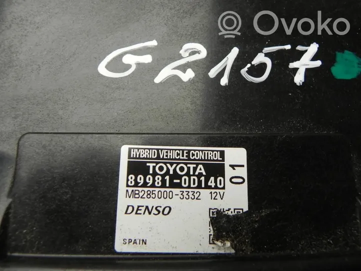 Toyota Yaris Autres unités de commande / modules 899810D140