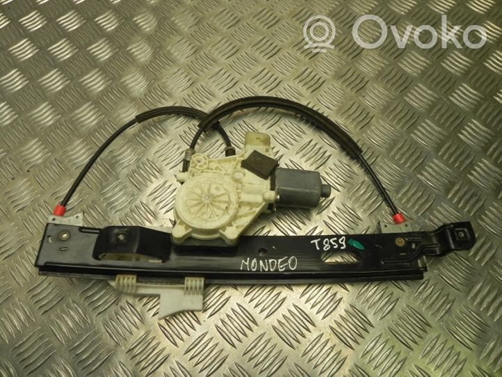 Ford Mondeo MK IV Front door window regulator with motor 7S71A27001BJ