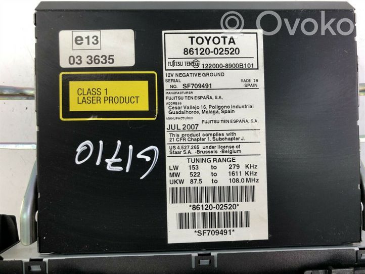Toyota Auris 150 Other control units/modules 8612002520