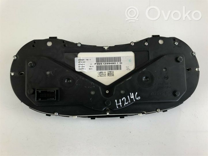 Peugeot 307 Compteur de vitesse tableau de bord P9651299480C