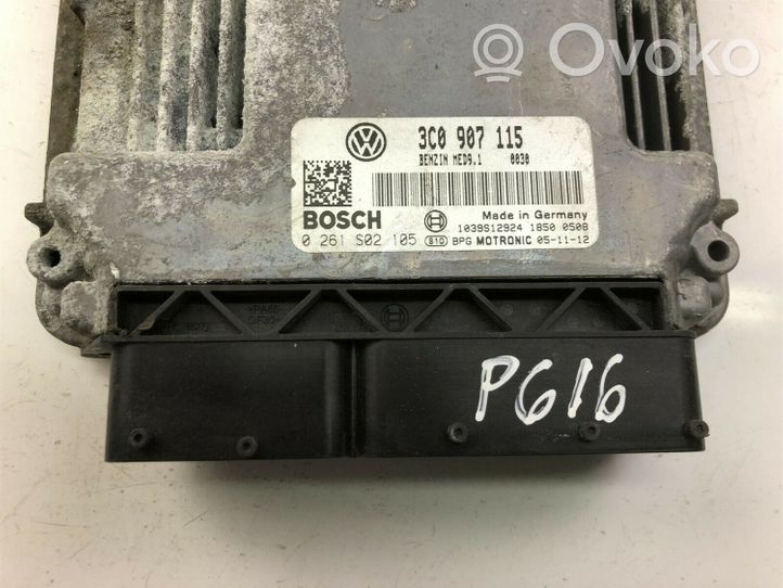 Volkswagen PASSAT B6 Muut ohjainlaitteet/moduulit 3C0907115