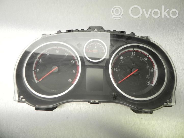 Vauxhall Corsa D Compteur de vitesse tableau de bord P0013312054