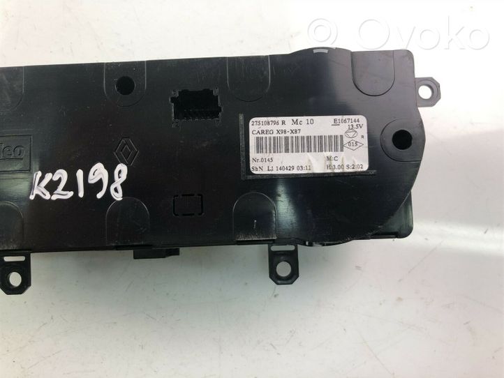 Renault Captur Panel klimatyzacji 275108796R