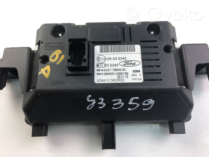 Ford Transit Custom Monitori/näyttö/pieni näyttö EM5T18B955BC