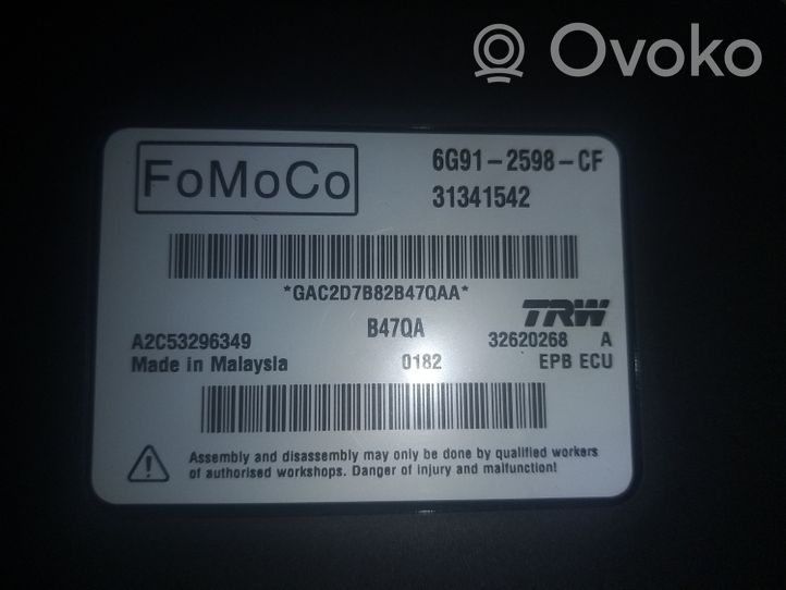 Volvo V60 Inne części układu hamulcowego 31341542