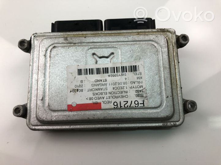 Chevrolet Aveo Sterownik / Moduł ECU 25184299