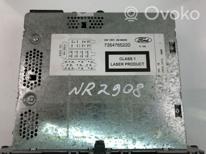 Ford Ka Radio/CD/DVD/GPS-pääyksikkö 28189292