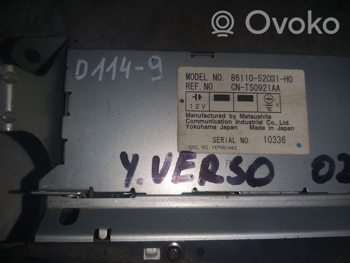 Toyota Avensis Verso Moduł / Sterownik dziku audio HiFi 8611052030