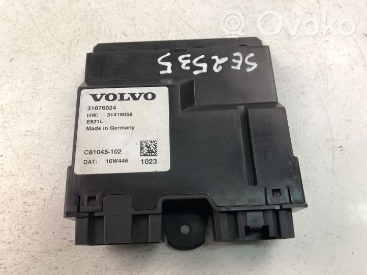 Volvo S90, V90 Centralina/modulo portellone/bagagliaio 31676024