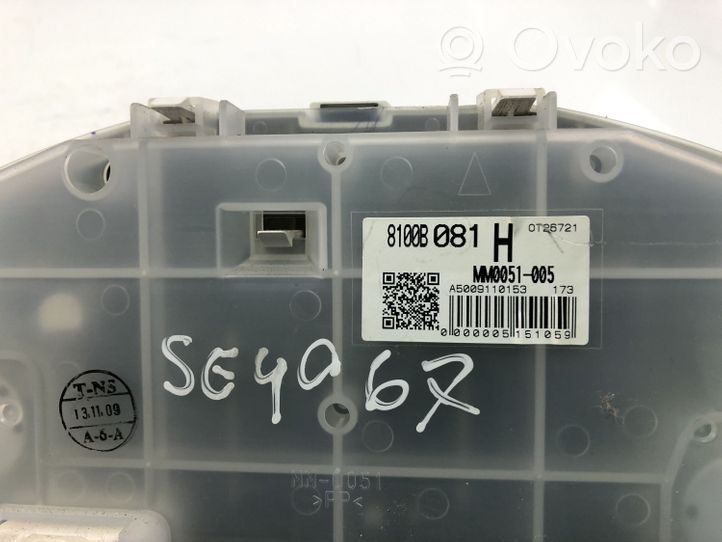 Mitsubishi Colt Tachimetro (quadro strumenti) 8100B081H