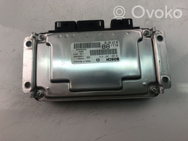 Peugeot 307 Dzinēja vadības bloks 0261207474