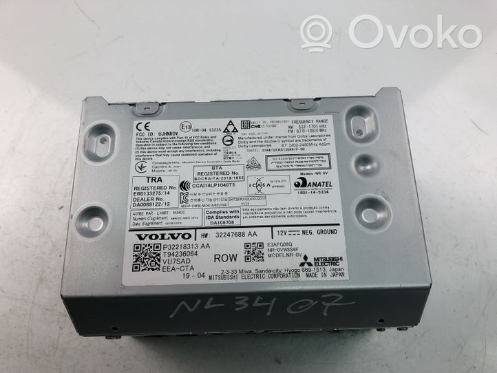 Volvo V60 Moduł / Sterownik dziku audio HiFi 32247688AA