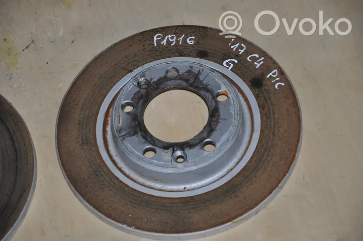 Citroen C4 II Picasso Rear brake disc 