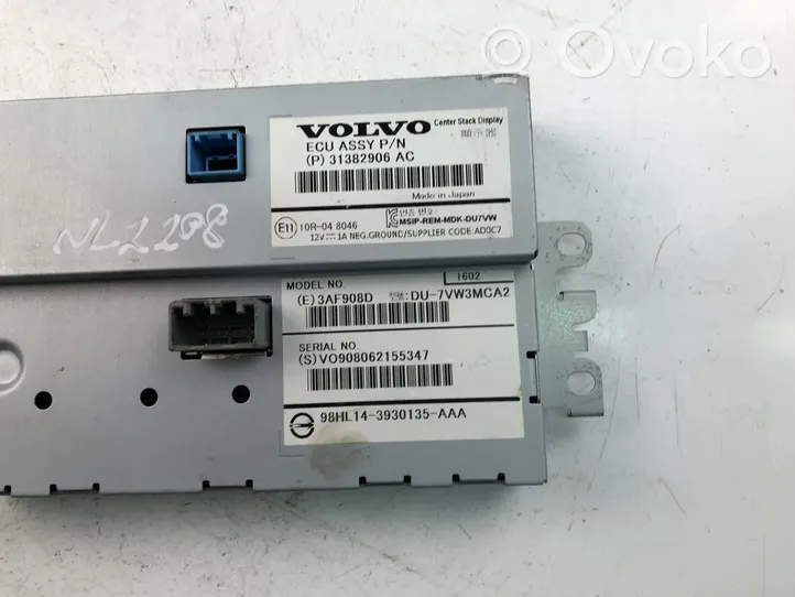 Volvo V40 Unité de contrôle son HiFi Audio 31382906AC