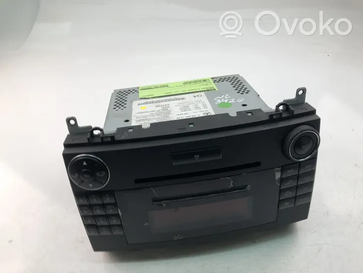 Mercedes-Benz A W169 Radio/CD/DVD/GPS-pääyksikkö A1698201589