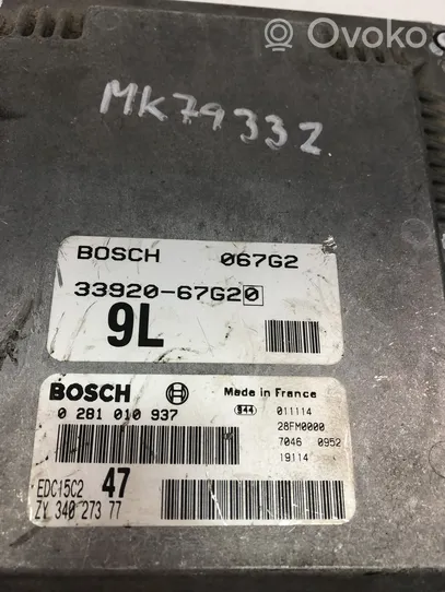 Suzuki Grand Vitara I Dzinēja vadības bloks 3392067G20