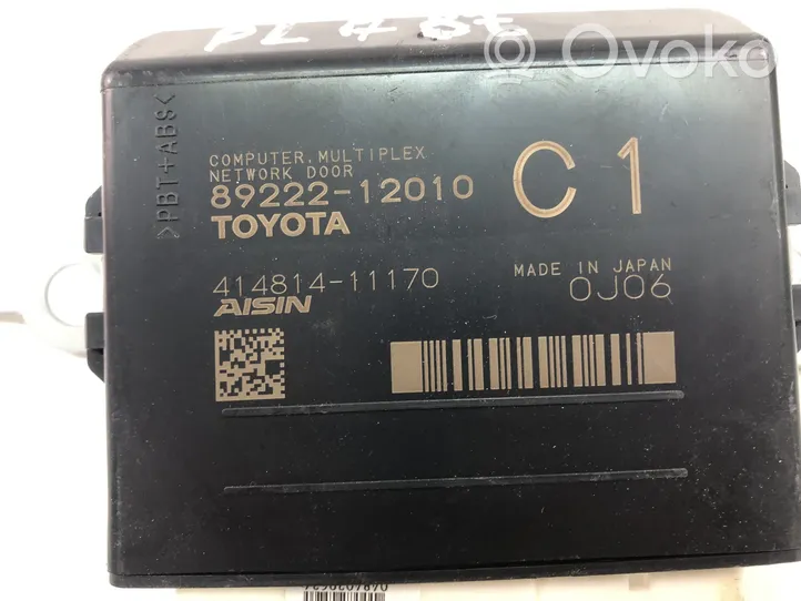 Toyota Corolla E210 E21 Centralina/modulo del motore 8922212010