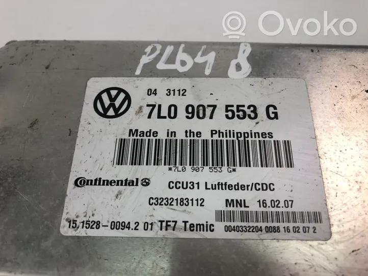 Porsche Cayenne (9PA) Centralina/modulo del motore 7L0907553G