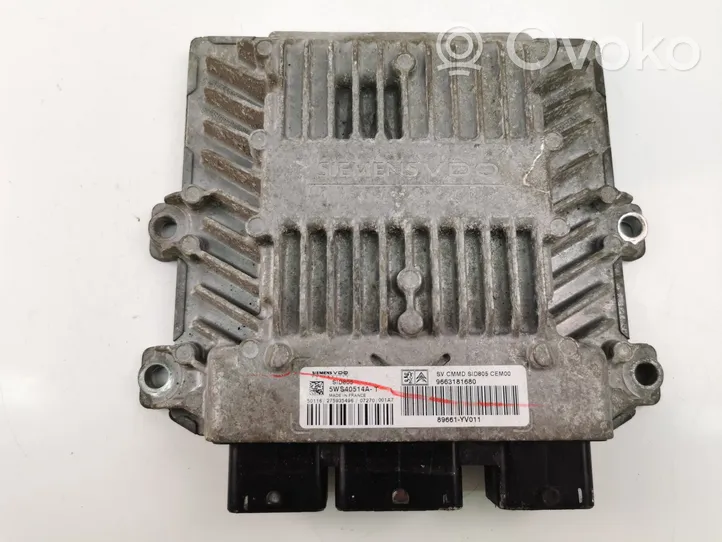 Citroen C1 Sterownik / Moduł ECU 9663181680