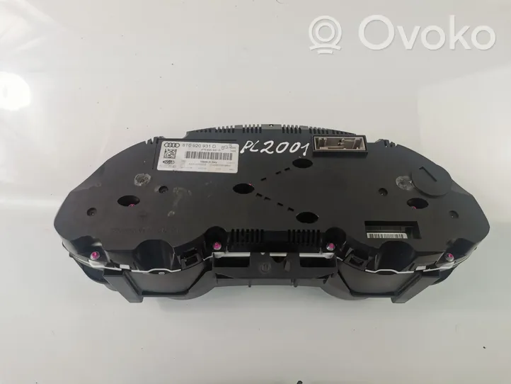 Audi A5 8T 8F Speedometer (instrument cluster) 8T0920931D