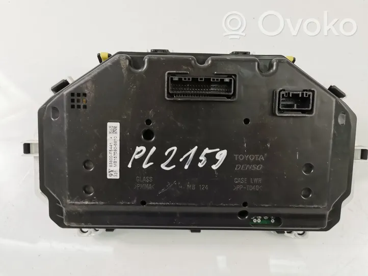 Toyota Yaris Compteur de vitesse tableau de bord 83800F5441