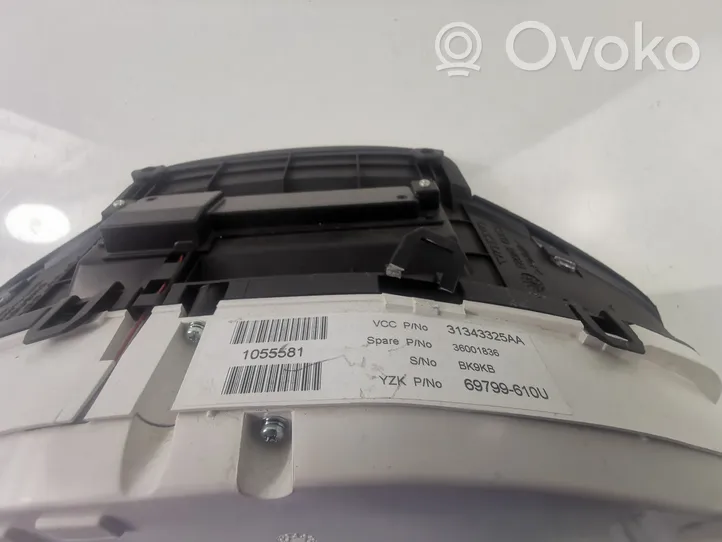 Volvo V60 Tachimetro (quadro strumenti) 31343325AA