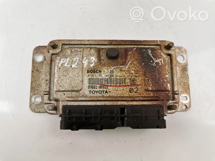 Toyota Aygo AB10 Engine control unit/module 896610H022