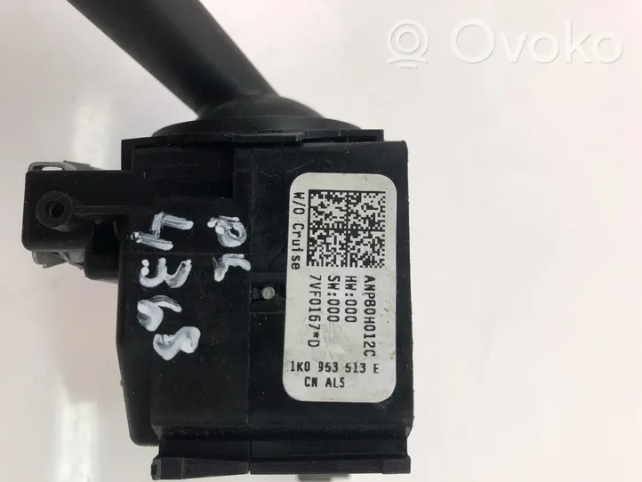 Volkswagen Caddy Interruptor/palanca de limpiador de luz de giro 1K0953513E