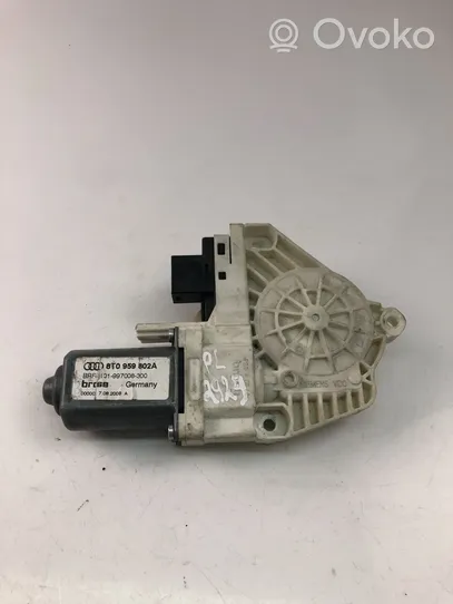 Audi A5 8T 8F Front door window regulator motor 8T0959802A