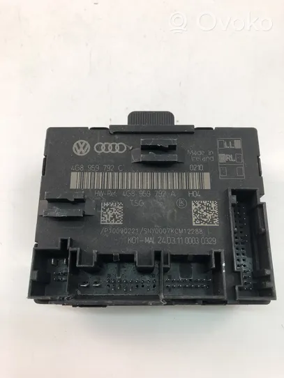 Audi A6 S6 C7 4G Oven ohjainlaite/moduuli 4G8959792C
