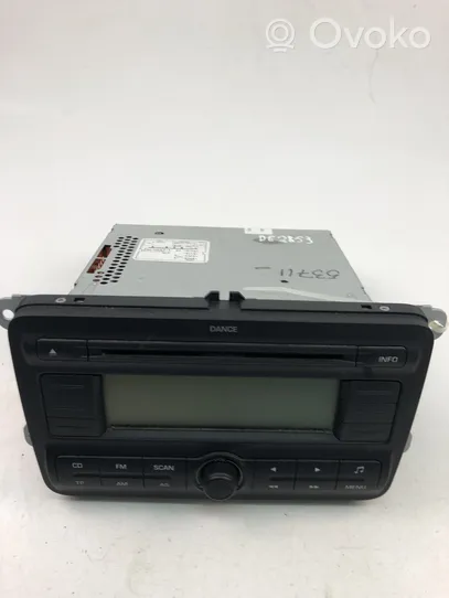 Skoda Fabia Mk2 (5J) Panel / Radioodtwarzacz CD/DVD/GPS 5J0035161A