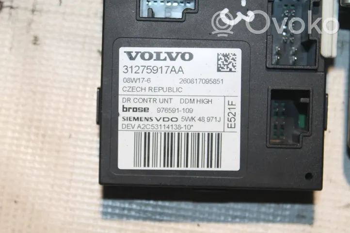 Volvo V50 Silniczek podnośnika szyby drzwi przednich 31275917AA