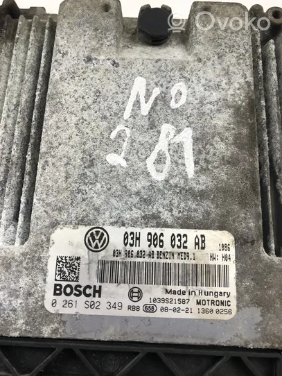 Volkswagen PASSAT B6 Moottorin ohjainlaite/moduuli 03H906032AB
