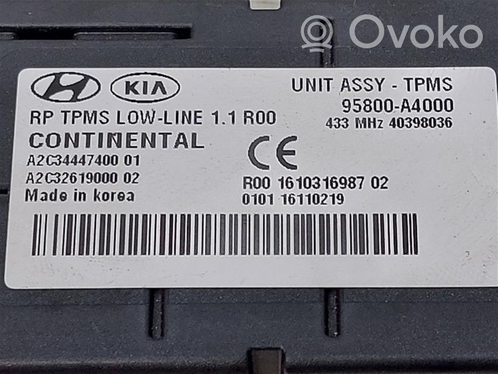 KIA Carens III Izplūdes gāzu spiediena sensors 95800-A4000